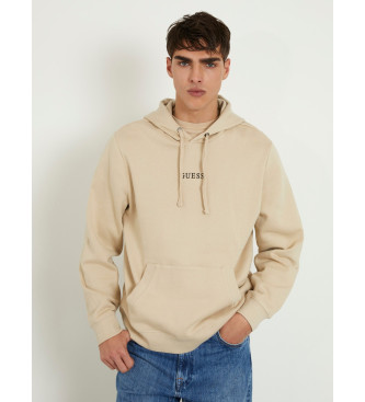 Guess Sudadera con capucha logotipo blanco