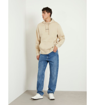 Guess Sweatshirt com capuz e logtipo branco