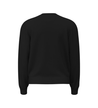 Guess Sweat à logo brodé noir