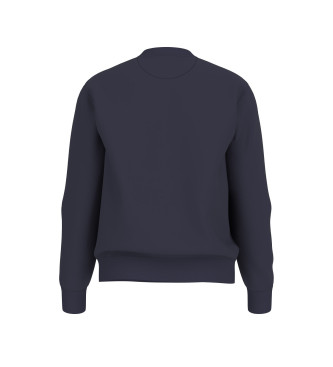 Guess Sweatshirt mit marineblauem Logo auf der Vorderseite