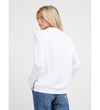 Guess Sweatshirt com logtipo triangular branco