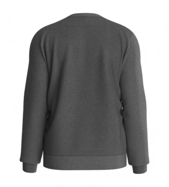Guess Sweater met driehoeklogo grijs