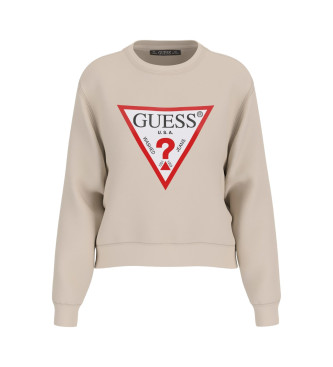 Guess Felpa in pile originale beige