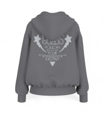 Guess Sudadera Shiny Cord gris