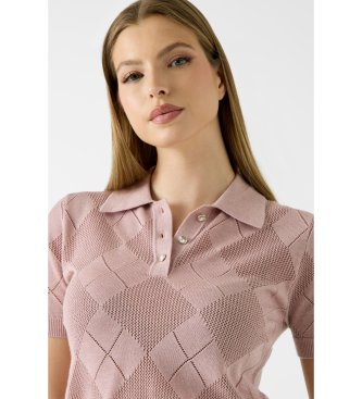 Guess Suéter de mezcla de lana rosa