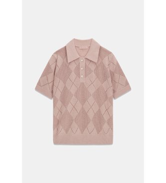 Guess Suéter de mezcla de lana rosa