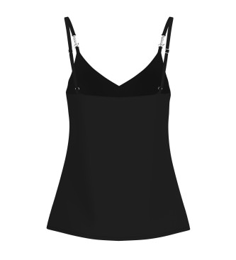 Guess Canotta con logo Caroline - Nero