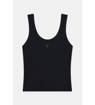Guess Black logo tank top