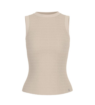 Guess Top beige Francine Smock Hotfix