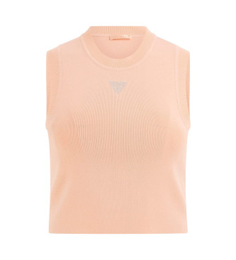 Guess Top senza maniche con logo a triangolo 