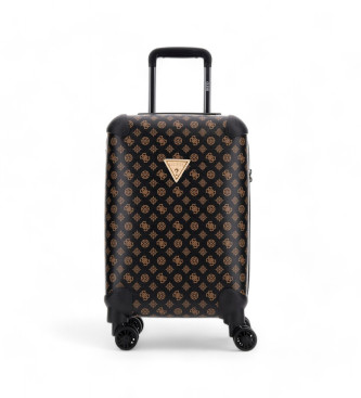 Guess Trolley wilder med logo 4g og brun pon