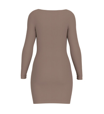 Guess Icon Amira brown bodycon dress