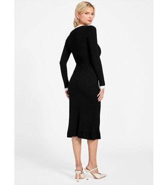 Guess Obleka Laurel črna