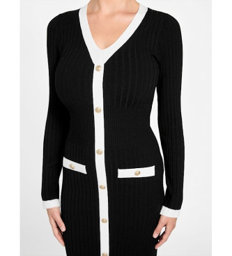 Guess Obleka Laurel črna