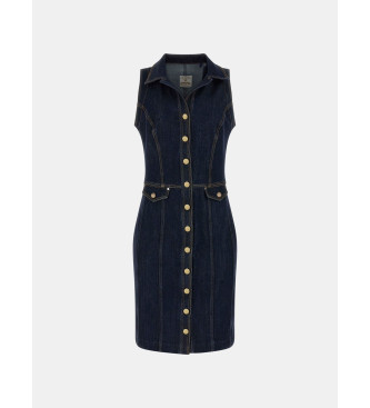 Guess Abito in denim blu aderente