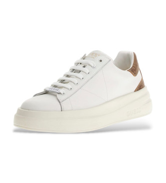 Guess Elba Leather Sneakers white