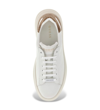 Guess Elba Leather Sneakers white