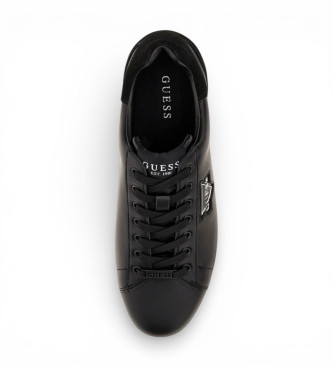 Guess Elba Leather Sneakers black