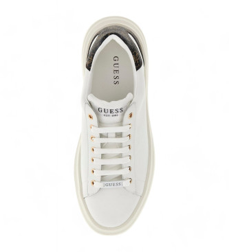 Guess Trainers elba logo 4g white