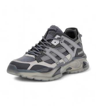 Guess Turnschuhe runner belluno grau Applikationen