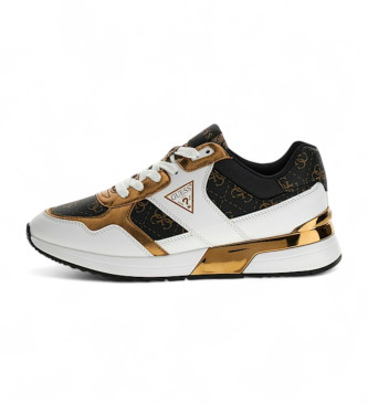 Guess Trningssko Runner Mickay med logo 4G brun