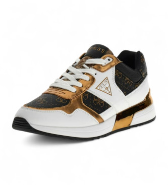 Guess Trningssko Runner Mickay med logo 4G brun
