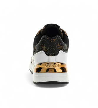 Guess Trningssko Runner Mickay med logo 4G brun