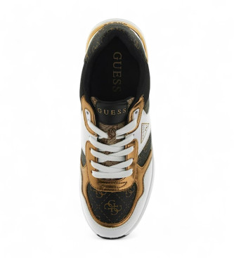 Guess Trningssko Runner Mickay med logo 4G brun