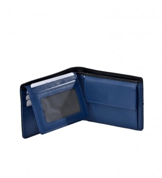 Guy Laroche American Leather GL-3724 with blue wallet -11x8x2cm