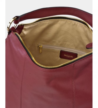 Guy Laroche Hobo leather bag GL-11644B cherry -31x34x11cm