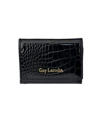 Guy Laroche GL-7501 borsa in pelle nera -11x8,5x1cm-
