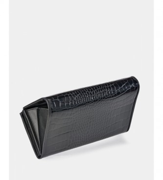 Guy Laroche Leather wallet GL-7491 black -19x10x2.5cm