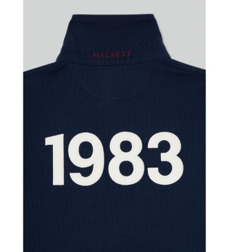 Hackett London Poloshirt 1983 marineblau