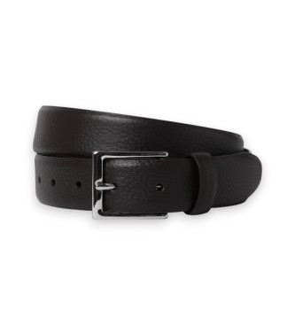 Hackett London Ceinture en cuir de galet marron
