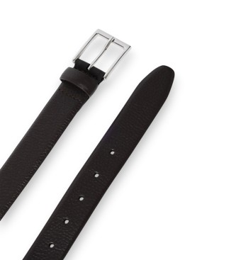 Hackett London Ceinture en cuir de galet marron