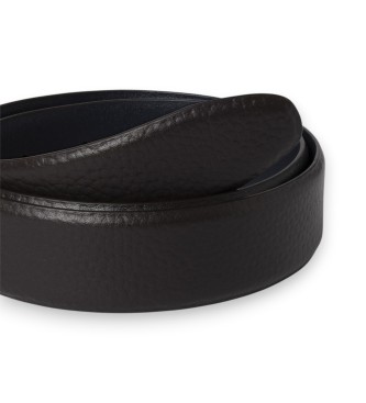 Hackett London Ceinture en cuir de galet marron