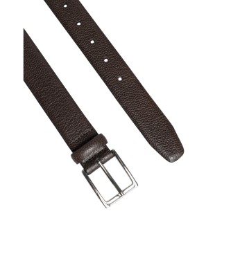 Hackett London Brown Pebble Belt