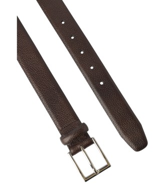 Hackett London Brown Pebble Belt