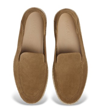 Hackett London Bruna Altea Loafer espadriller i lder