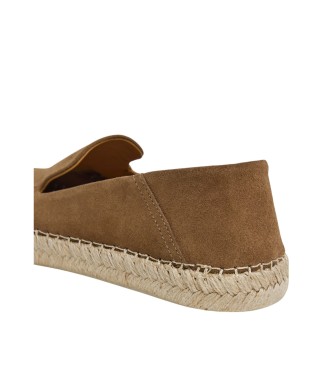 Hackett London Bruna Altea Loafer espadriller i lder