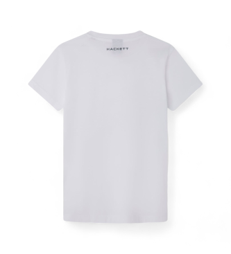 Hackett London T-shirt Car biały