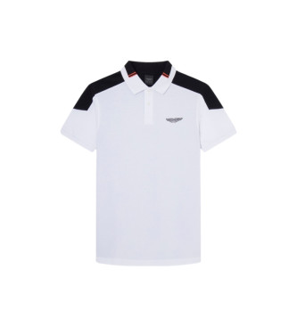 Hackett London Polo Am Col Block wei