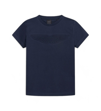 Hackett London T-majica Emboss navy