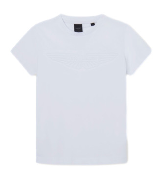 Hackett London Am Emboss T-shirt hvid