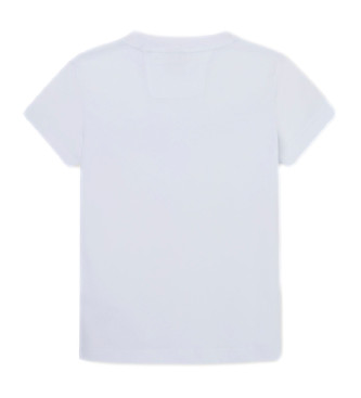 Hackett London Camiseta Am Emboss blanco