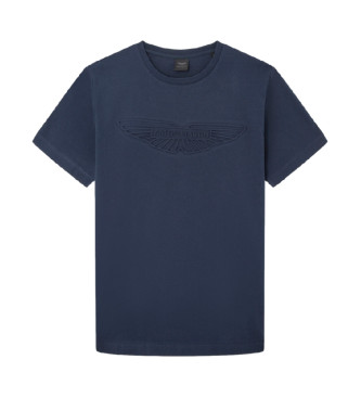 Hackett London Am Emboss T-shirt navy