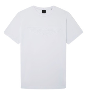 Hackett London Am Emboss T-shirt vit