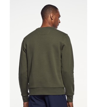 Hackett London Felpa verde in rilievo