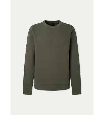 Hackett London Felpa verde in rilievo