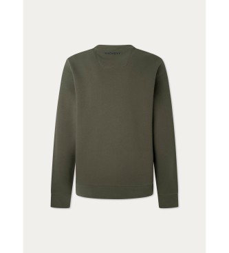 Hackett London Felpa verde in rilievo